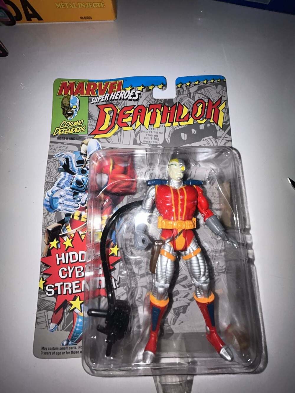 Toy Biz Marvel Super Heroes Deathlok Action Figure Cosmic Defenders